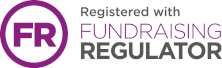 Logo saying registered with Fundraising Regulator.